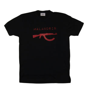 Black Tee w/ AK47 Red logo